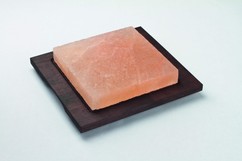 Piastra di sale quadrata con base